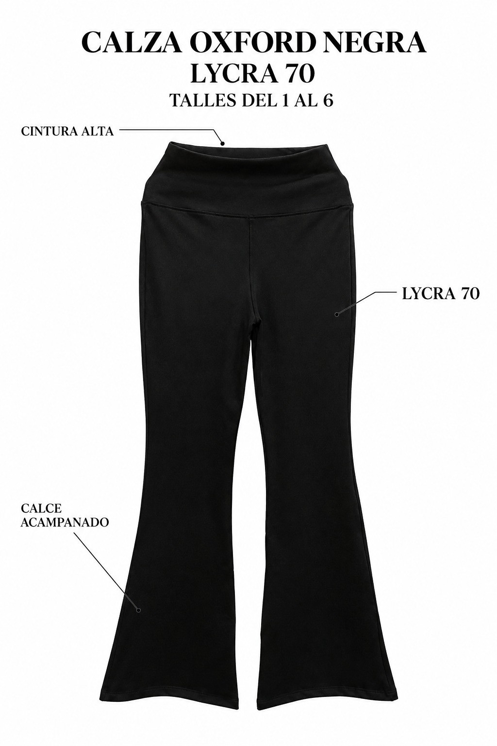 Calzas Oxford Lycra 70 - Imagen 2