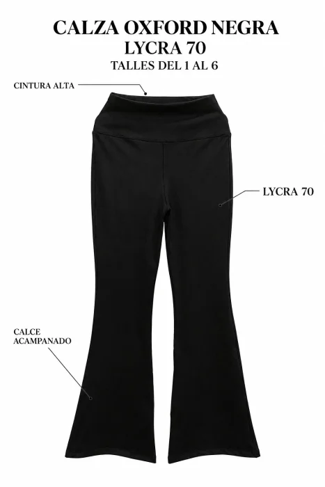 Calzas Oxford Calidad Lycra 70%