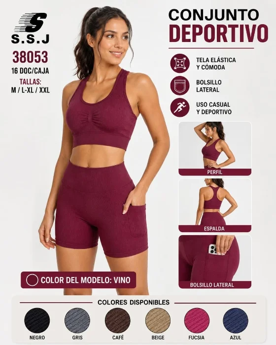 Conjunto Short y Top  Morley