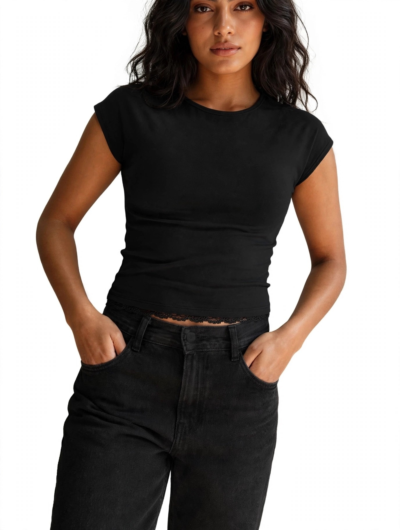 Musculosa y Remera Puntilla - Imagen 2
