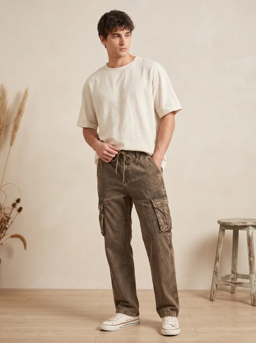 Pantalon Recto Cargo Nevado I-run