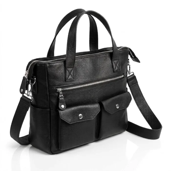 Bolso Pu Doble Bolsillo