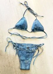 Bikinis Denim Tendecia