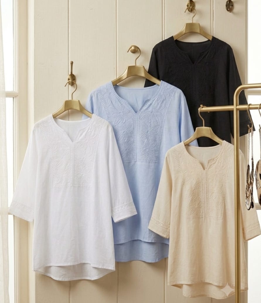 Blusa Manga  Tres Cuartos - Imagen 3