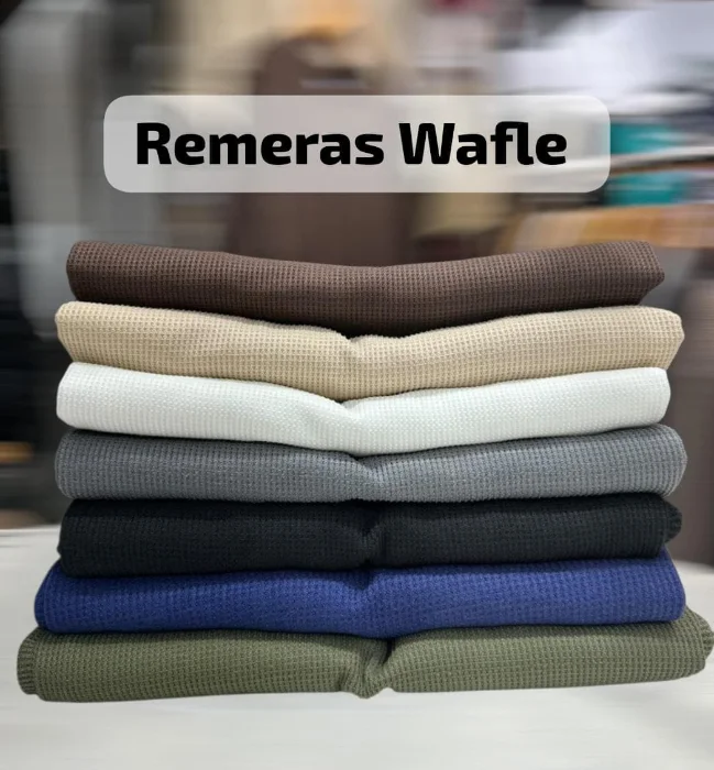 Remeras de Wafle