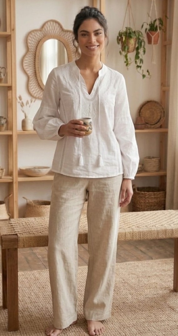 Blusa Estilo Túnica - Imagen 2