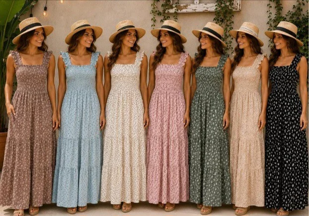 Vestido Largo Hawai Calidad