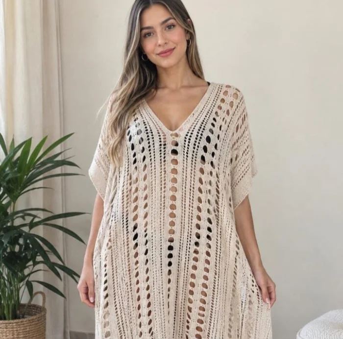 Vestido Túnica Calado