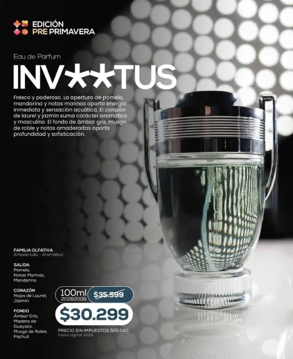 Perfume Invicto Bagues Nacional