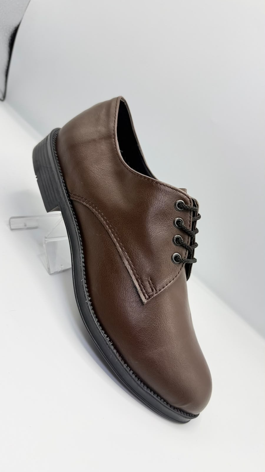 Zapato de Vestir Hombre Marrón Oscuro - Imagen 2