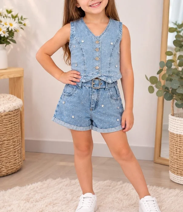 Conjunto Jean Cute