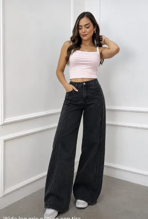 Wide Leg con 3 Linias