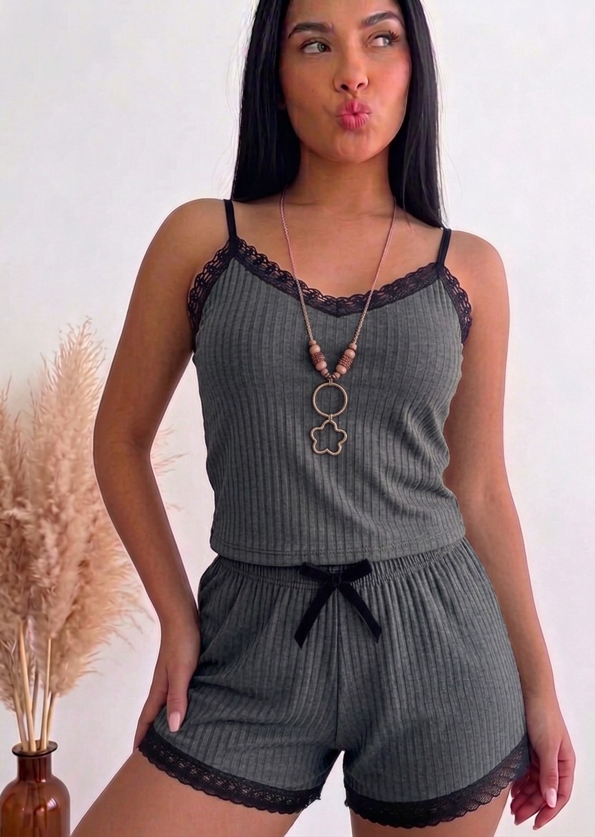 Pijamas de Morley con Puntilla - Imagen 2