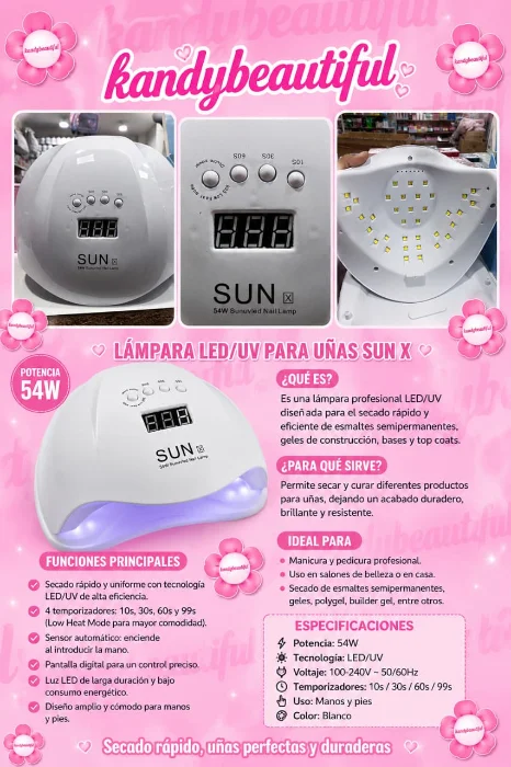 Cabina Sun X de 54w
