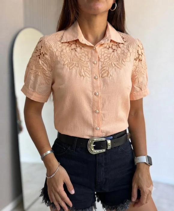 Camisa Bordada Importado Brasilero
