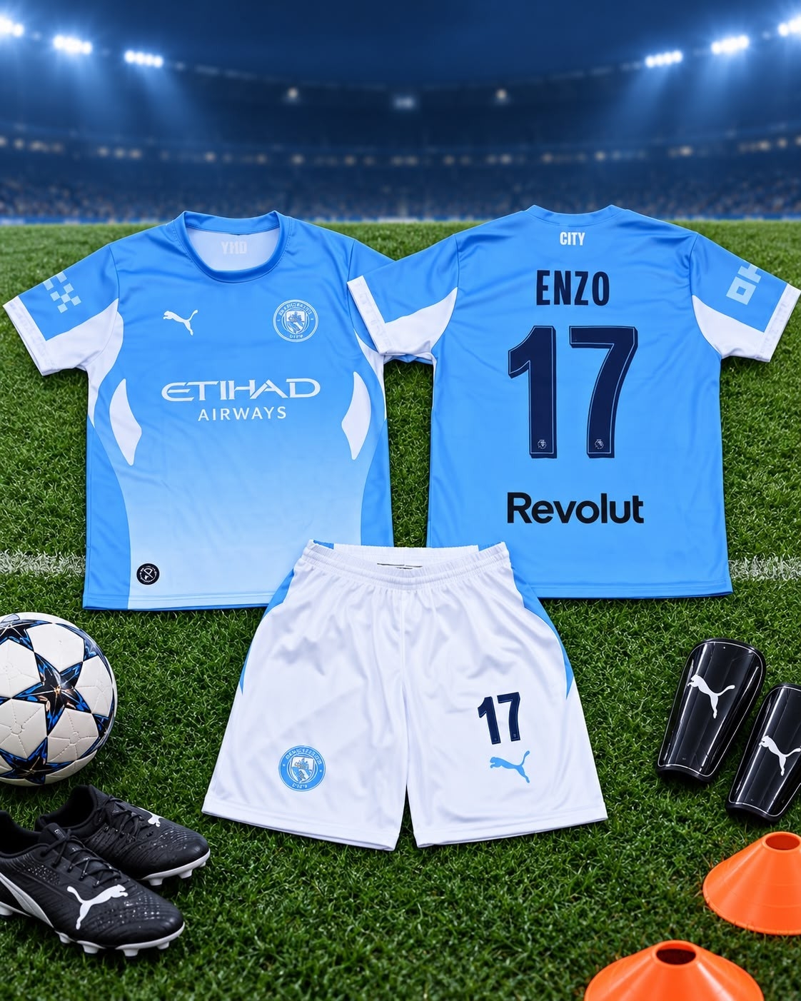 Conjunto Manchester City Enzo Niño - Imagen 2