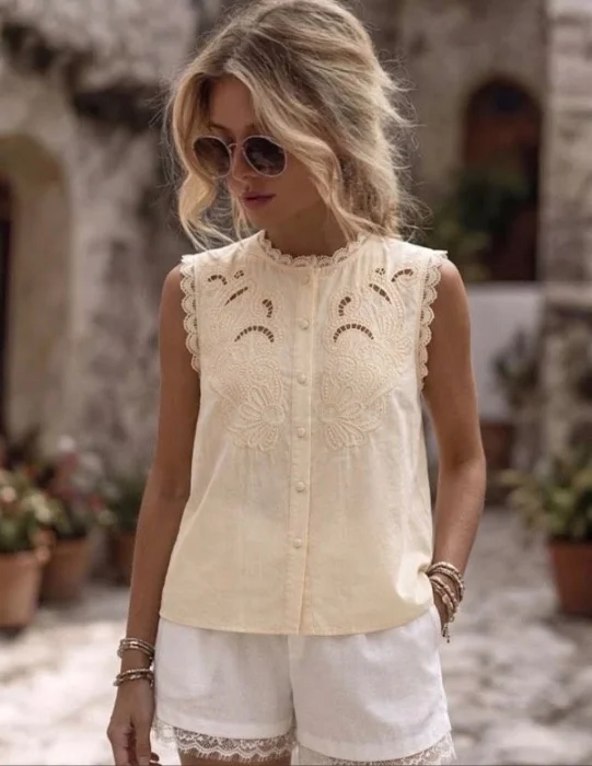 Camisa Brodery Importado Brasilero