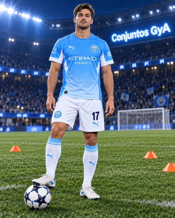 Conjunto Manchester City _enzo_adulto
