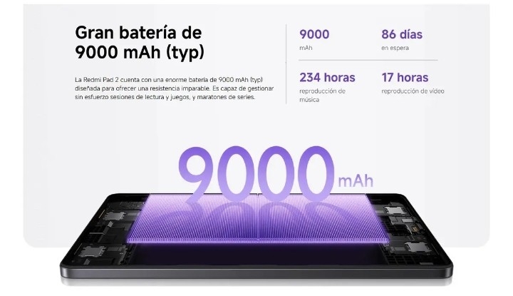 Redmi Pad 2 Bundle With Cover - Imagen 3