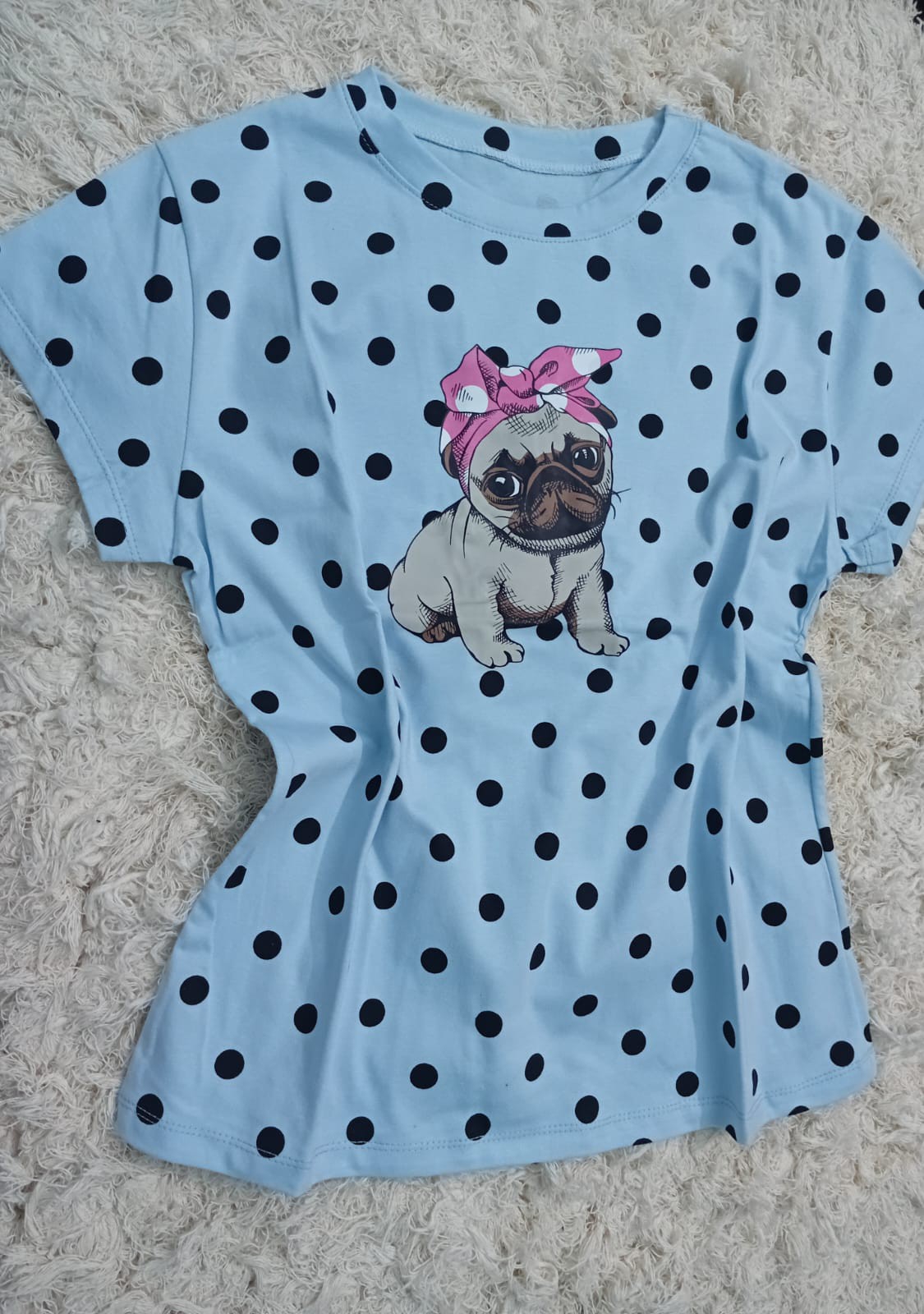 Remeras de Algodón Lunares - Imagen 2