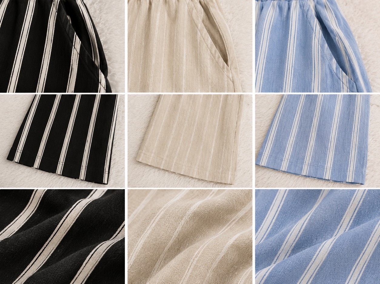 Pantalon Rallado Palazo - Imagen 3