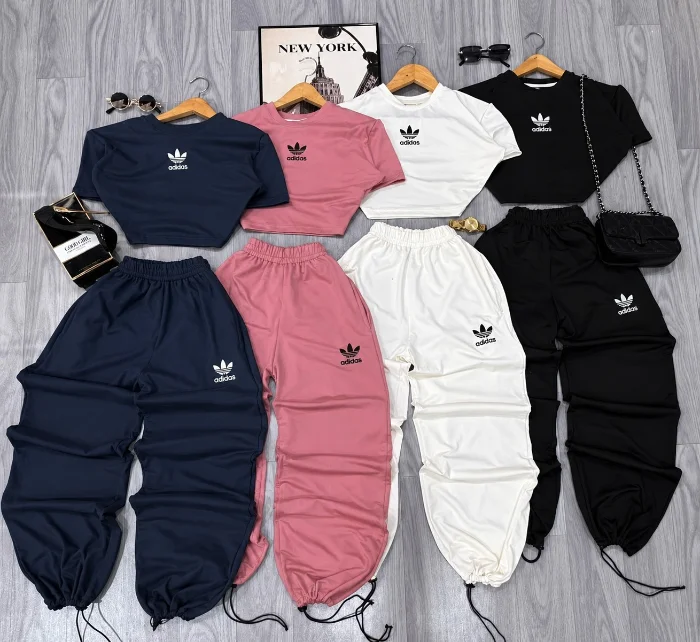 Conjunto Add de Lycra Deportiva Remera y Palazo con Regulador