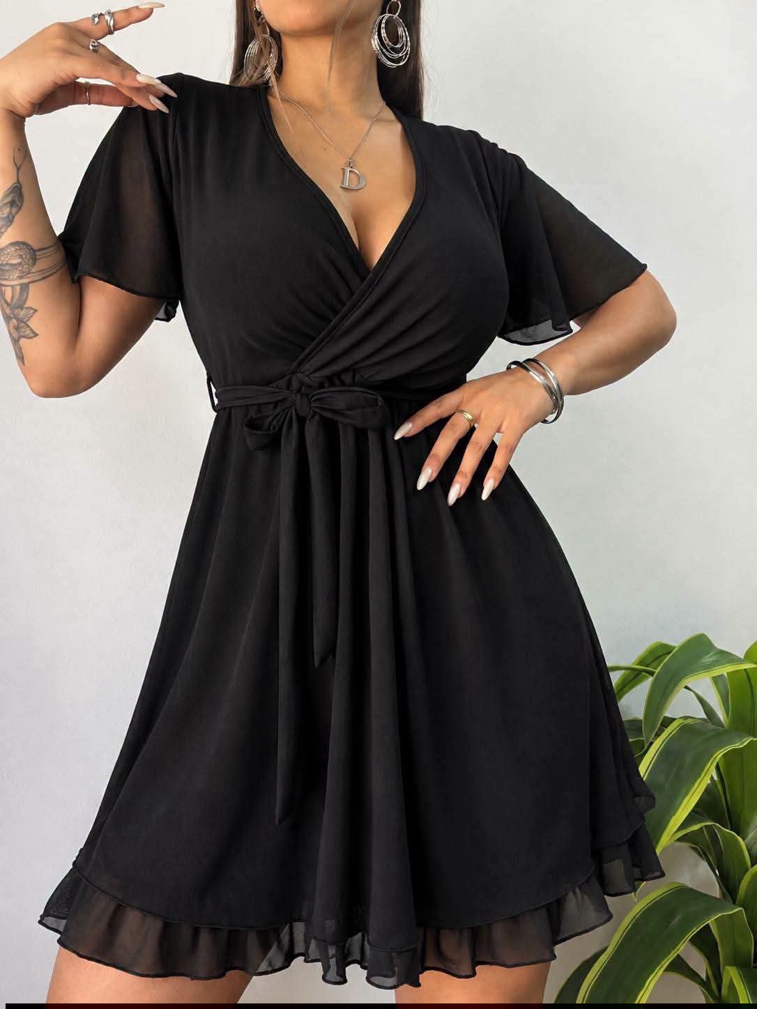 Nuevo Ingreso  Vestido de Tul Con.cinto - Imagen 2