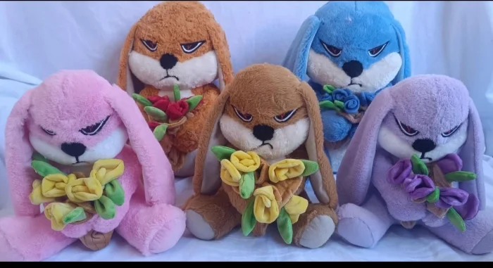 Conejos Enojones 30cm
