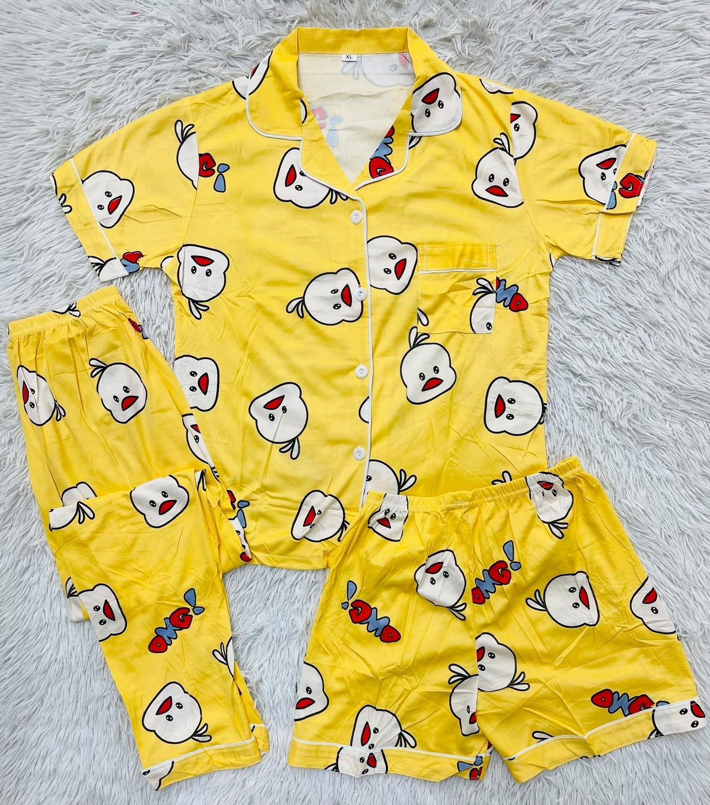 Pijamas Camiseros de 3 Piezas - Imagen 2