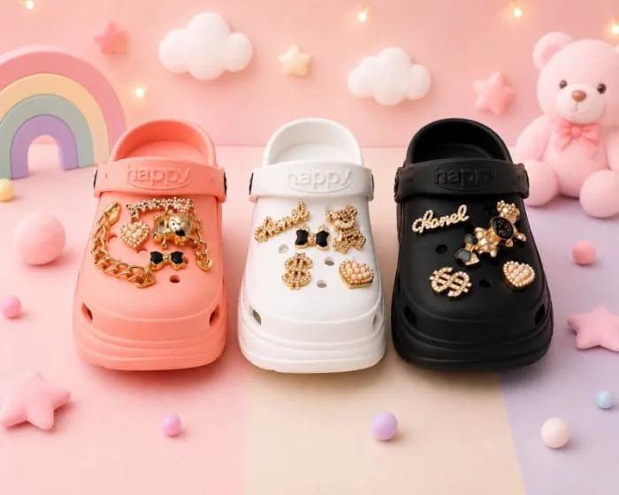 Crocs Eva Semi Alto con Pin Dije Cadena
