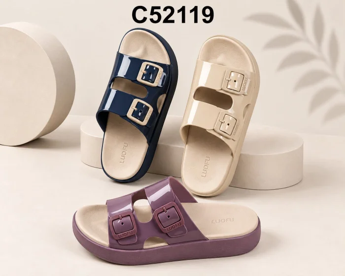 Sandalia Bicolor Birkenstock Eva Luofu