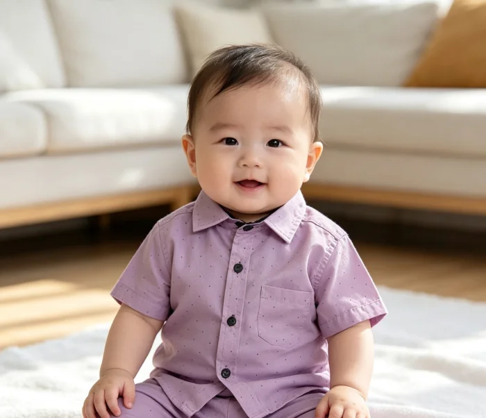 Camisa de Bebe Manga Corta