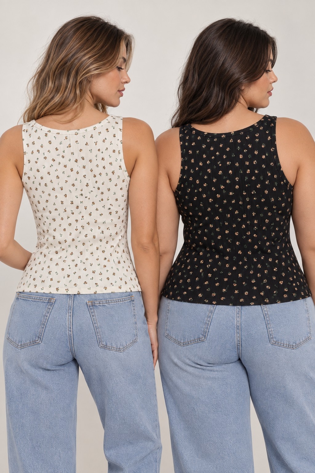 Talles 40 al 46/48 - Línea Curvy - Musculosa Lavanda - Imagen 2