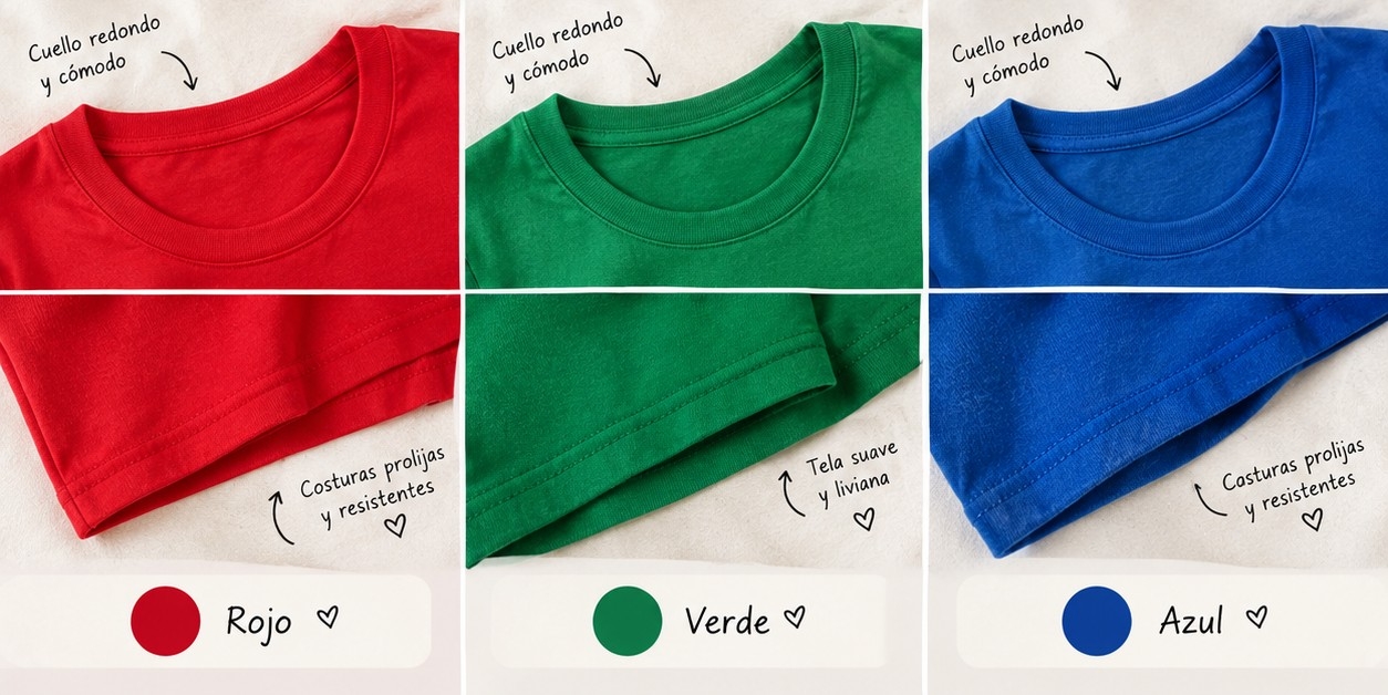 Remera Lisa - Imagen 3