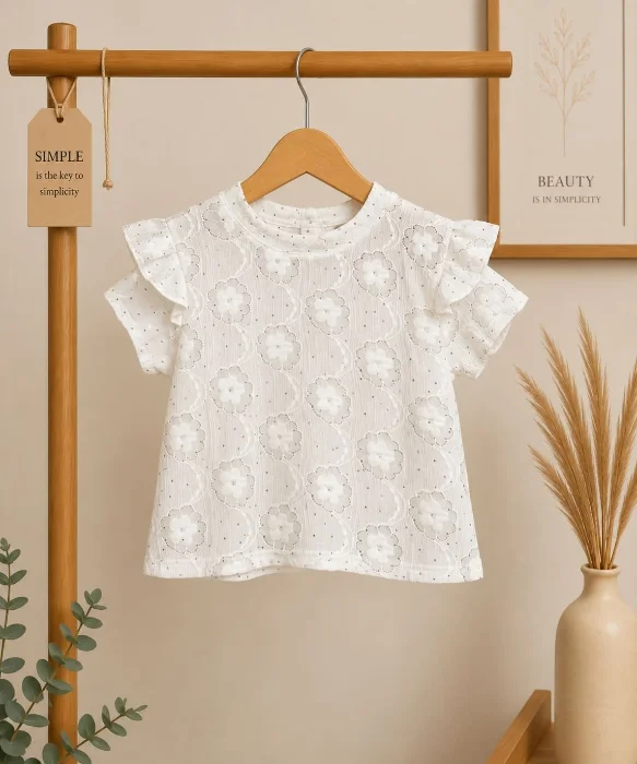 Remera Broderi Brillo