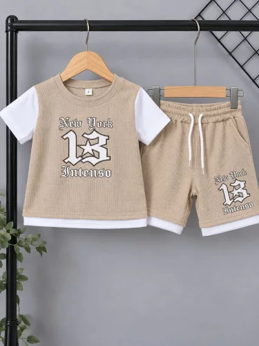 Conjunto Wafle Estampado