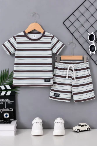 Conjunto Wafle Rayado