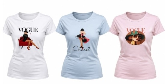 Remera Vogue Dama - Imagen 3