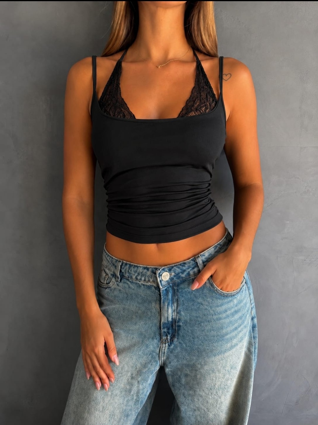 Top Musculosa Encaje - Imagen 3