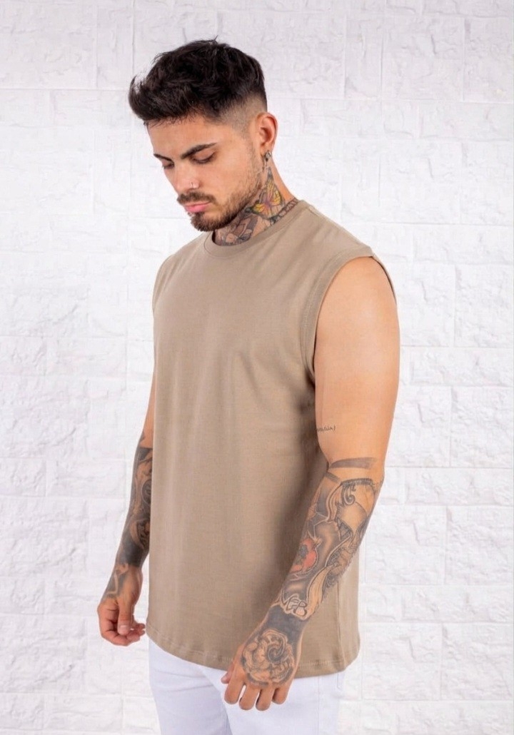 Musculosas Oversize Algodón Peinado - Imagen 4