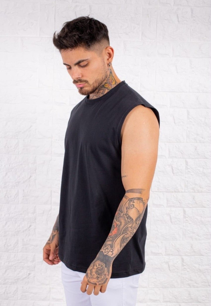 Musculosas Oversize Algodón Peinado - Imagen 6