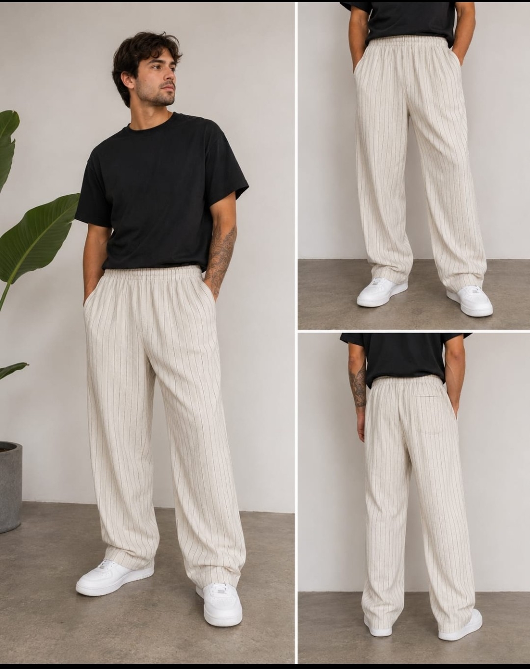 Pantalon Baggy de Lino Unisex - Imagen 2