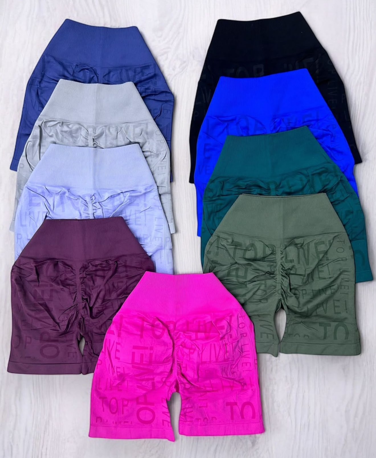 Hermosos Short Seamless Top Live Push Up - Imagen 2