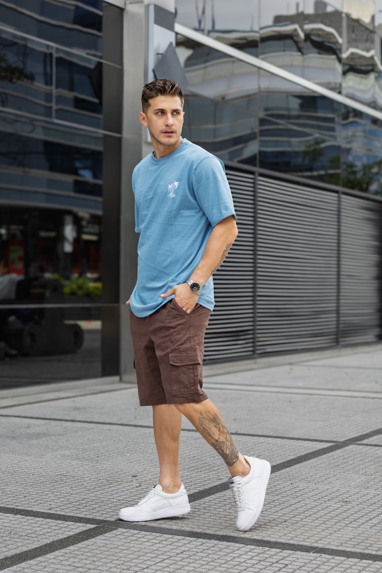 Bermudas Cargo Especiales de Gabardina Elastizada C Cintura Elástico $19,000 X Mayor - Imagen 3