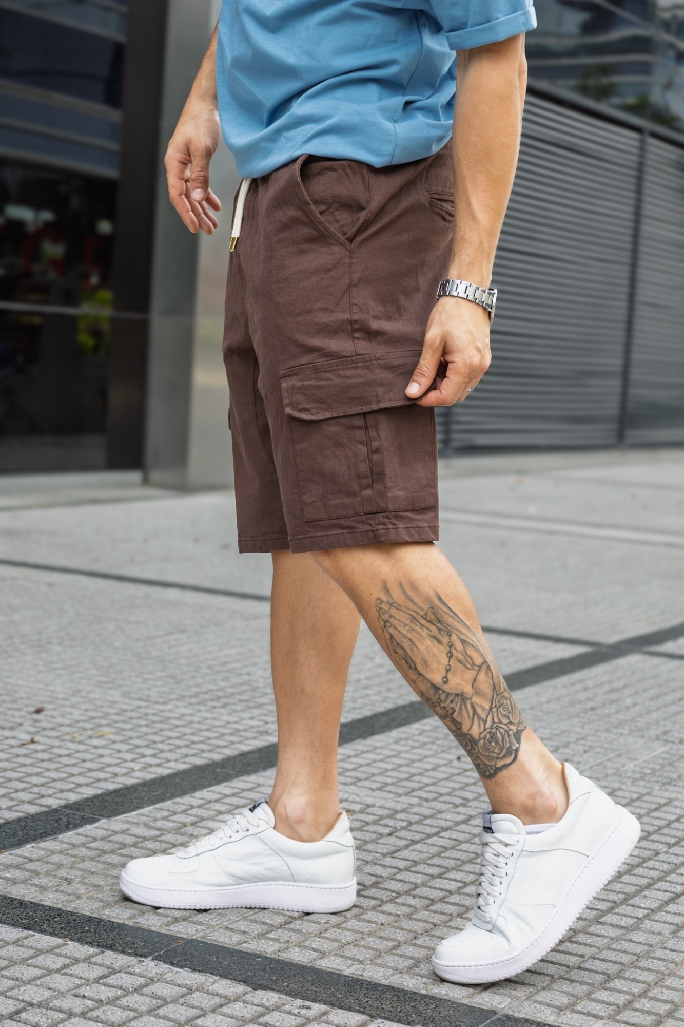 Bermudas Cargo Especiales de Gabardina Elastizada C Cintura Elástico $19,000 X Mayor - Imagen 4