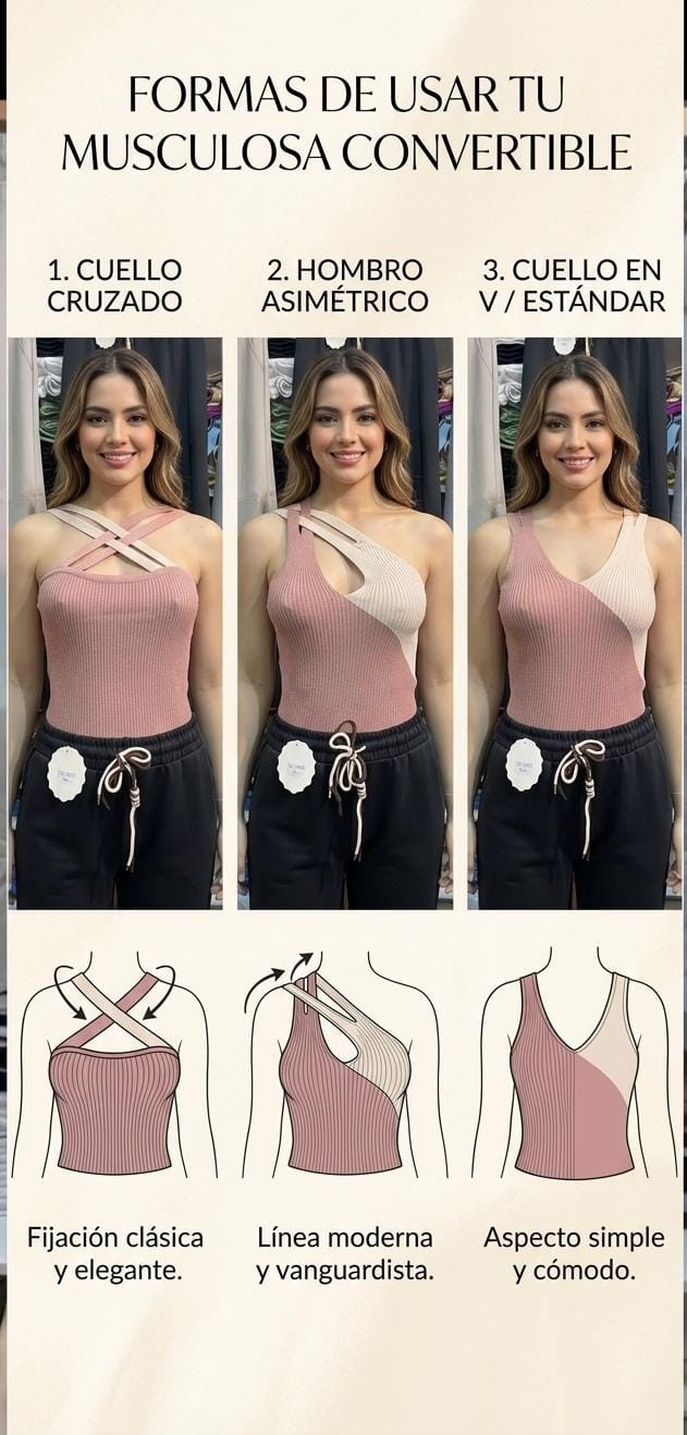 Musculosa Victoria Combi - Imagen 2