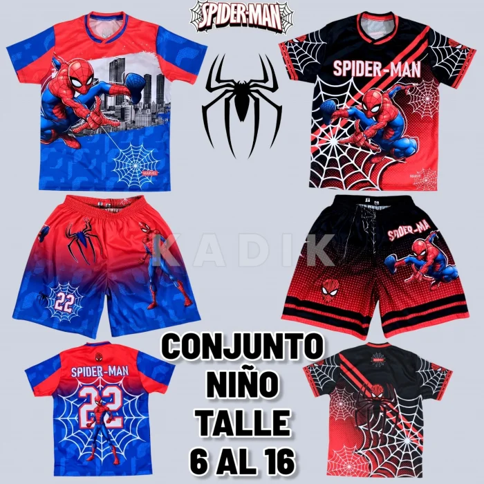 Conjunto Spiderman Niño