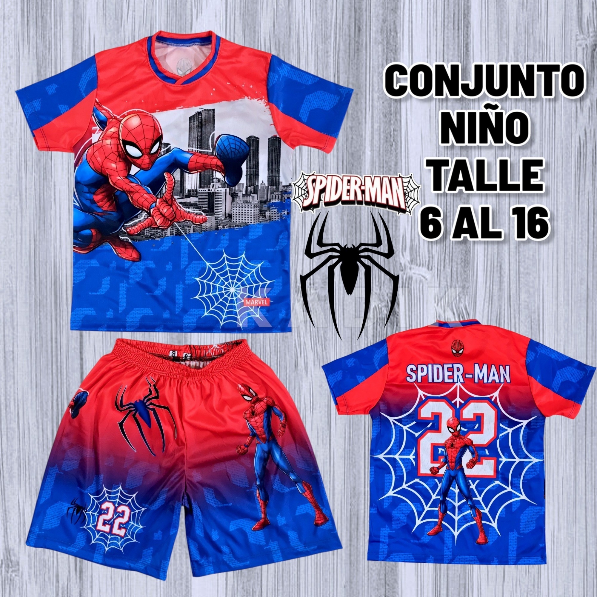 Conjunto Spiderman Niño - Imagen 2