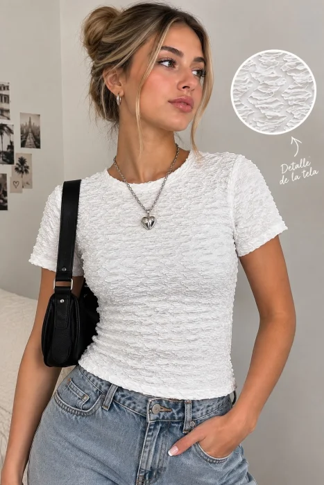 Remera Texturada
