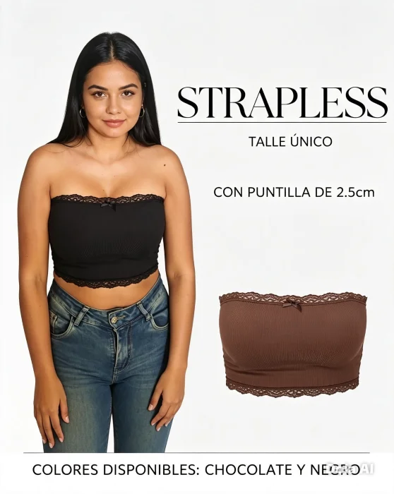 Strapless Talle Único
